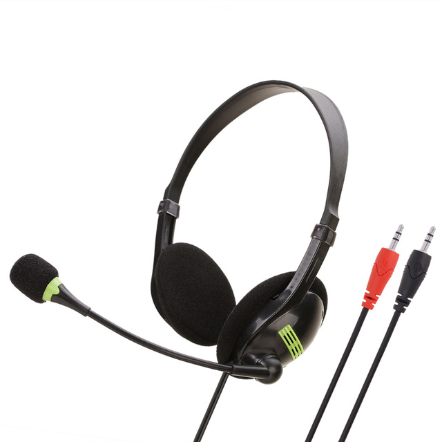 Ming Han Over the Ear Headphone Wired with Microphone Computer Headphone USB Plug