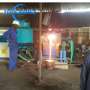 Reciclaje de chatarra Horno de forja por inducción electromagnética Horno eléctrico de 900 grados para planta de fundición - Product Image 3