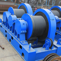 Treuil électrique de tirage de câbles de 100 tonnes avec frein à disque, double tambour haute vitesse