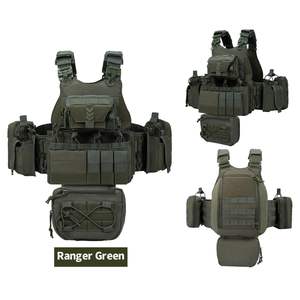 กระเป๋าเสื้อกั๊กแนวยุทธวิธีแฟชั่นพร้อมกระเป๋าหลายช่องหน้าอกสไตล์เมืองสำหรับสตรีทแวร์เสื้<span class=keywords><strong>อก</strong></span>ั๊กแนวยุทธวิธีใช้งานกลางแจ้ง - Product Image 4