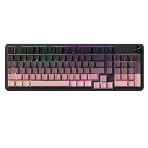 คีย์บอร์ดเมมเบรนกันน้ำแบบกลไก <span class=keywords><strong>98</strong></span> ปุ่ม RGB Backlit Hot-Swap ถอดประกอบได้ ปรับเอียงได้ ปรับแต่งได้ พร้อมปุ่มควบคุมแบบมีสาย สำหรับเล่นเกม - Product Image 1