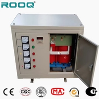 Transformador Industrial Personalizado de Aislamiento de Potencia Tipo Seco de 220kVA 380V-70V, Precio