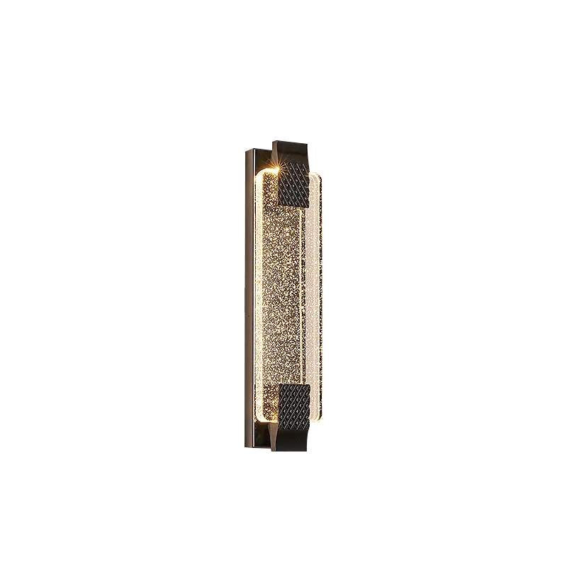 Moderne leichte Luxus art Edelstahl Kristall blase Innen Nacht dekoration Beleuchtung Wand LED-Lampe