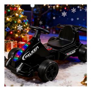 Battery Powered Sound Light Learning 4 <b>Wheels</b> Ride on Car Red 380 Motor Enhanced <b>Plastic</b> Structure for All Day Riding - Product Image 6