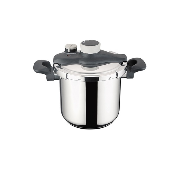 Cocotte-minute SEB 8L aluminium vintage avec panier vapeur - Made in
