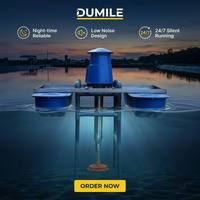 Aérateur de fond pour aquaculture 1,5 kW, machine pour augmenter l'oxygène sous l'eau pour les étangs de crevettes et de poissons