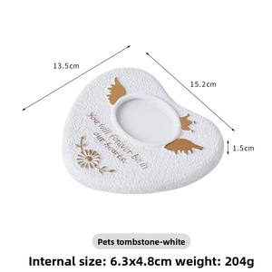 Dapat disesuaikan batu imitasi hewan peliharaan Tombstone kecil hewan semangat Tablet anjing kucing anak anjing ornamen Souvenir lintas batas guci - Product Image 6