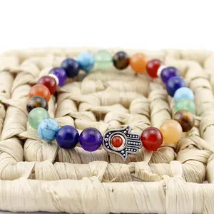 Feng shui HZ gemstone bracelet healing chakra a boheme 7 chakras natural stone bracelets Of Low Price care skin