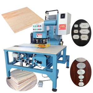 Machine industrielle de découpe de plaques de <span class=keywords><strong>bois</strong></span> et de suppression des défauts de placage, pour la réparation des nœuds et des trous - Product Image 1