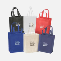 Sac de shopping réutilisable personnalisé en non-tissé écologique, en matériau recyclé, avec fermeture à bouton-pression, poignée de 58 cm et logo