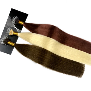 Extensiones de Cabello Nano de Plástico, Cabello Humano Virgen Remy, Negro Natural, Doble Trama, Anillas Nano Invisibles, Ligeras, Sin Daños - Product Image 4