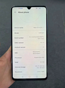 Bán Buôn 2021 New Arrival Original Điện Thoại Di Động Cho Hua Mate 20X5G Phiên Bản, 8GB + 256GB Di Động Điện Thoại Thông Minh - Product Image 6