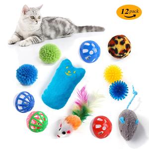 Set di 20 Giocattoli per Gatti in Sisal alla Moda, Confezione Regalo per Tutte le Festività, Giocattoli per Cani e Gatti - Product Image 5