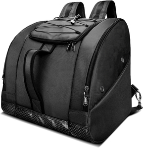 Sac à dos de voyage pour bottes de <span class=keywords><strong>ski</strong></span> et de snowboard pour hommes et femmes, avec fond imperméable et ventilation, logo imprimé, <span class=keywords><strong>housse</strong></span> pour <span class=keywords><strong>casque</strong></span> - Product Image 3