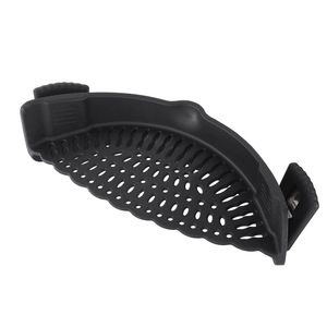 Colador ajustable de silicona <span class=keywords><strong>para</strong></span> cocina con clip <span class=keywords><strong>para</strong></span> todas las ollas y sartenes listo <span class=keywords><strong>para</strong></span> enviar Material plástico - Product Image 5
