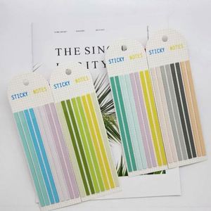 160 hojas de pegatinas fluorescentes de PET de colores, pestañas de índice transparentes, notas adhesivas, papelería para oficina y escuela, regalos para niños - Product Image 4