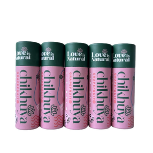 Boîte en tube de papier kraft personnalisée avec logo imprimé, emballage en tube de papier rond en carton, emballage en tube de papier à poussoir, vente en gros - Product Image 1