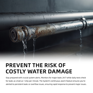เครื่องตรวจจับการรั่วไหลของน้ำดีไซน์ใหม่พร้อมวาล์วปิดอัตโนมัติผ่านการแจ้งเตือนสมาร์ทโฟนเพื่อป้องกันบ้านของคุณจากการรั่วไหล - Product Image 4