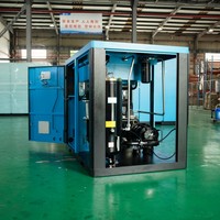 Compresseur d'air à vis basse pression 22-280KW à étage unique, direct usine, pour usine d'emballage