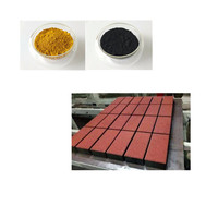 Poudre d'oxyde de fer rouge et jaune pigment rouge 130