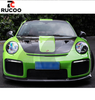 Kit de Conversión de Carrocería de Plástico PP de Fijación Directa para Porsche 911 991.2 GT2 RS, Sin Modificaciones, Kit de Carrocería Ancha para Carreras, Piezas Compatibles
