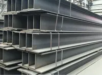 Poutre en H en acier soudé ASTM Q235B, section lourde, grande portée, taille personnalisée pour structure en acier d'entrepôt industriel