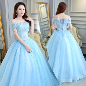 Robe <span class=keywords><strong>de</strong></span> mariée, jupon, costume d'hôtesse, tenue <span class=keywords><strong>de</strong></span> spectacle <span class=keywords><strong>de</strong></span> musique vocale, robe longue amincissante pour femme, idéale pour les étudiantes en <span class=keywords><strong>chant</strong></span> et les examens <span class=keywords><strong>de</strong></span> bel canto - Product Image 1