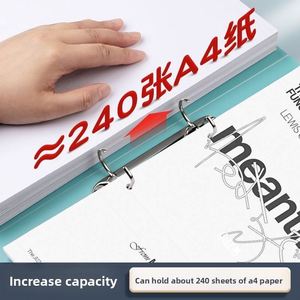 Nouveau Produit Classeur A4 à Deux Trous, Dossier Détachable Double, Reliure à Anneaux, Clip de Rangement pour Documents d'Archivage - Product Image 5