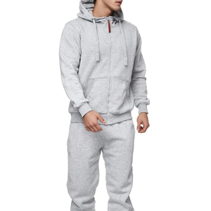 ชุดวอร์มแฟชั่นเข้ารูปสำหรับผู้ชายชุดออกกำลังกายมีซิปสวมใส่สบาย - Product Image 1