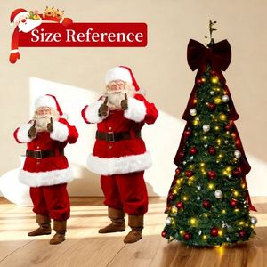Árbol de Navidad Plegable Blanco de Alta Calidad de 1.2m-2.1m con Luces y Bolas, Oferta de Fabricantes al por Mayor - Product Image 2