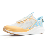 Chaussures de course unisexes respirantes pour l'hiver et l'été, avec lacets, empeigne en mesh, semelle intermédiaire élastique MD, semelle extérieure en caoutchouc durable et amortissante