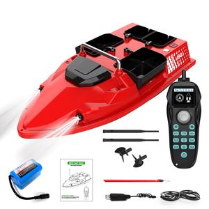 Flytec V803 500M 3KG charge 4 trémies RC carpe pêche appât bateau avec écran couleur contrôleur 2 vitesses double puissance chalutier de pêche - Product Image 6