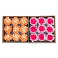 Kotak Hadiah Kreatif Buatan Pabrik, Buket Dekorasi Hari Valentine, Bunga Sabun Peony Besar Indah Berwarna-warni Baru