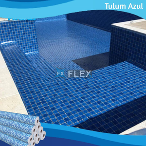 Doublure en PVC imperméable, résistante aux UV, anti-givre et à rétention thermique FLFX pour piscine en régions froides - Product Image 5