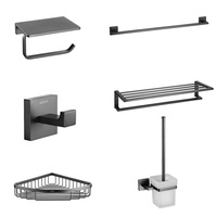 Porte-serviettes en laiton, suspendu, porte-serviettes, salle de bain, maison, gris