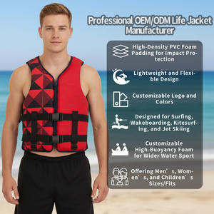<span class=keywords><strong>Gilet</strong></span> de sauvetage en néoprène pour adultes avec poches, flottabilité élevée, aide à la natation pour le kayak, la pêche, la navigation de plaisance, les sports nautiques - Product Image 2
