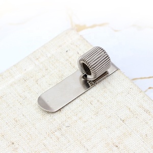 Porte-stylo en acier au manganèse, <span class=keywords><strong>clip</strong></span> personnalisé, <span class=keywords><strong>boucle</strong></span> pour stylo, <span class=keywords><strong>clip</strong></span> pour presse-papiers avec <span class=keywords><strong>boucle</strong></span> à ressort réglable - Product Image 6