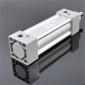 Cylindre standard à double action Si avec tige magnétique, corps en aluminium, connexion filetée, cylindre à levier à double action - Product Image 2