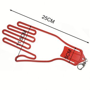 Custom Logo Printed Golf <b>Gloves</b> Holder Rack Dryer Hanger <b>Plastic</b> Stretcher Shaper Tool Bracket - Product Image 2