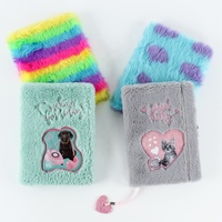 Notebook A5 arc-en-ciel personnalisé, peluche pour enfants,