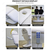 Lit de pose de cils électrique JOXIN avec dossier inclinable, support pour les jambes et base large pour salles de pose de cils commerciales