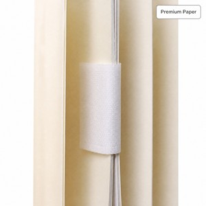 White Folding Paper Cylinder Display Stand Collapsible Party Decor Prop for <b>Wedding</b> Birthday Dessert Table - Product Image 3