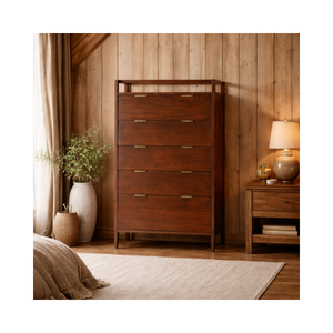 Collection SAPA RANGE Commode en bois pour chambre et salon, armoire haute écologique, mobilier de maison de haute qualité - Product Image 1