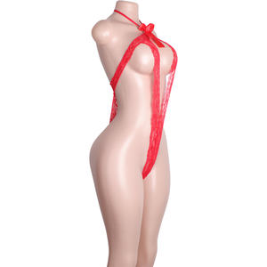 Ensemble de Lingerie Bikini Teddy à lacets transparent Mini robe à bretelles Costume de <span class=keywords><strong>danseuse</strong></span> <span class=keywords><strong>érotique</strong></span> Clubwear Pole Dance Outfit Strass Exotique - Product Image 3