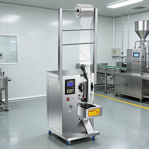 Hochgeschwindigkeits-Flüssigkeitsbeutelmaschine mit anpassbarer Beutelbreite für 3-Seiten-Versiegelung, Rückseitenversiegelung, automatische Wiege- und Abfüllfunktion für Getränke - Product Image 6