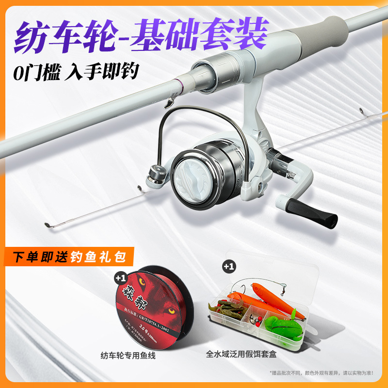 Straight Spinning Reel Set