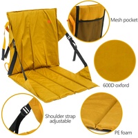 Stade plage siège de sol léger coussin de loisirs Portable tapis de Camping chaise douce