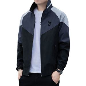 Ventes en gros de vestes d'hiver pour hommes printemps et automne, tissu tissé, veste de travail, logo brodé personnalisé, veste bomber pour hommes - Product Image 1