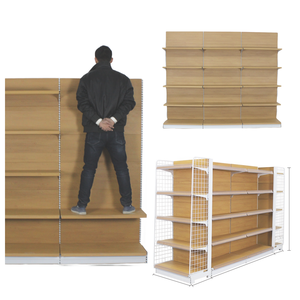 Gu Jiu ชั้นวางของไม้ชั้นวางของในร้านชั้นวางเรือแจวของร้านขายของชำสินค้าหลากหลายร้านค้า - Product Image 4