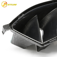 Conduits d'air avant en carbone sec pour BMW M3 G80 G82 G83 M4, garniture de ventilation de pare-chocs double en carbone véritable